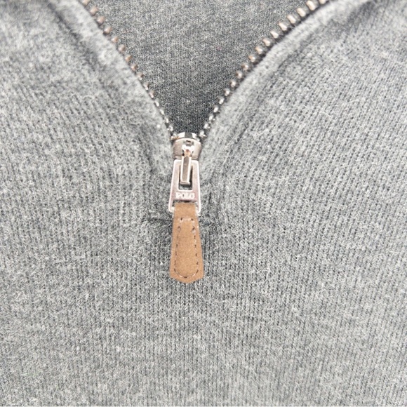 Polo Ralph Lauren Estate Rib Knit 3/4 Zip Pullover Sweater - Picture 4 of 5